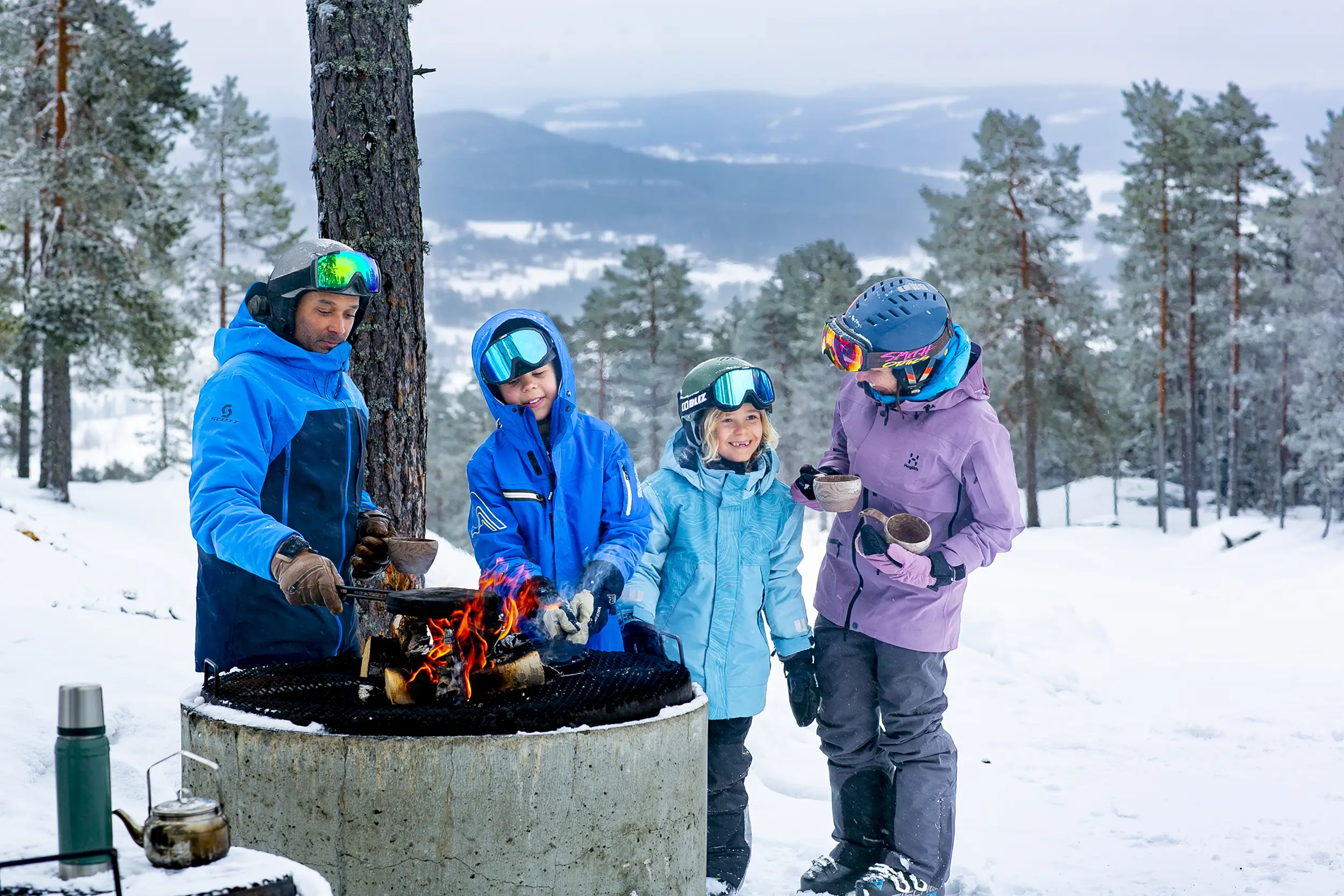 Vintergrilla i Järvsöbacken